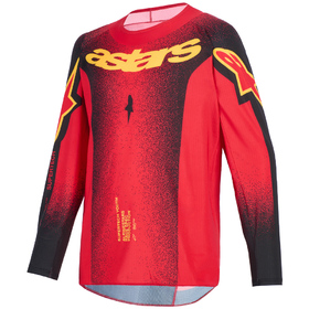 Maillot cross Enfant Alpinestars Supertech Scenz Rouge 2026