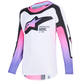 Maillot cross Enfant Alpinestars Supertech Vista Blanc 2026