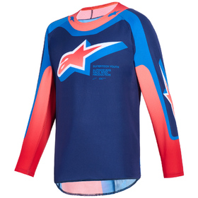 Maillot cross Enfant Alpinestars Supertech Vista Navy 2026