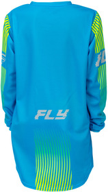 Maillot cross Enfant Fly F-16 Bleu 2026 Dos