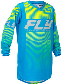 Maillot cross Enfant Fly F-16 Bleu 2026