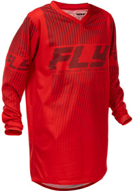 Maillot cross Enfant Fly F-16 Rouge 2026