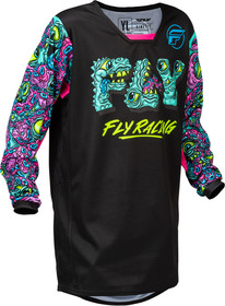 Maillot cross Enfant Fly Kinetic Mutant Noir 2026