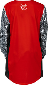 Maillot cross Enfant Fly Kinetic Mutant Rouge 2026 Dos