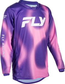 Maillot cross Enfant Fly Racing Kinetic Torch Violet 2027