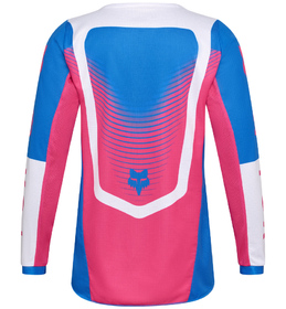 Maillot cross Enfant Fox 180 Collect Bleu-Rose 2026 Dos