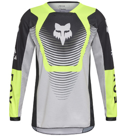 Maillot cross Enfant Fox 180 Collect Gris-Jaune 2026