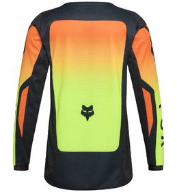 Maillot cross Enfant Fox 180 Shield Jaune Fluo 2026 Dos