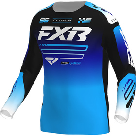 Maillot cross Enfant FXR Clutch Bleu-Noir 2026
