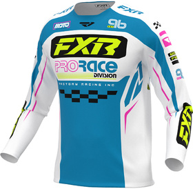Maillot cross Enfant FXR Clutch Cerulean-White 2027