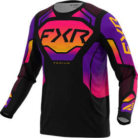 Maillot cross Enfant FXR Podium Black-Purple 2027