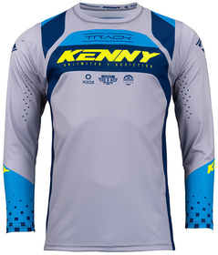 Maillot cross Enfant Kenny Track Focus Navy Neon Yellow 2024
