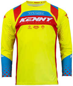 Maillot cross Enfant Kenny Track Focus Neon Yellow Red 2024