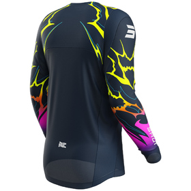 Maillot cross Enfant Shot Contact Rac Bleu 2027 Dos