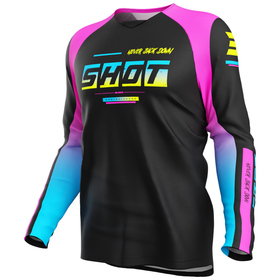 Maillot cross Enfant Shot Draw Block Rose 2026