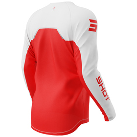 Maillot cross Enfant Shot Draw Daytona Rouge 2026 Dos