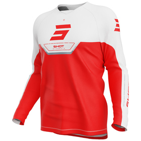 Maillot cross Enfant Shot Draw Daytona Rouge 2026