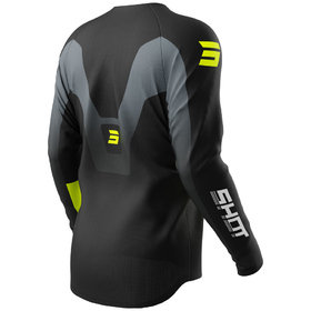 Maillot cross Enfant Shot Draw Struck Gris 2027 Dos