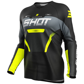 Maillot cross Enfant Shot Draw Struck Gris 2027