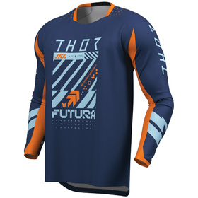 Maillot cross Enfant Thor Launchmode Futura Navy 2026