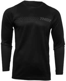 Maillot cross Enfant Thor Sector Minimal Noir 2024