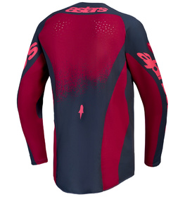 Maillot cross Femme Alpinestars Techstar Swan Rouge 2027 Dos