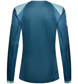 Maillot cross Femme Fox 180 Frame Bleu 2027 Dos