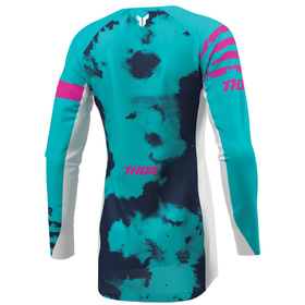 Maillot cross Femme Thor Launchmode Bleach Aqua 2026 Dos