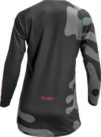 Maillot cross Femme Thor Sector Disguise Gris Dos