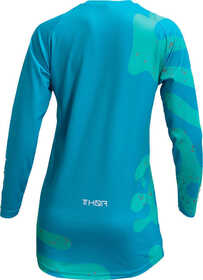 Maillot cross Femme Thor Sector Disguise Teal Dos