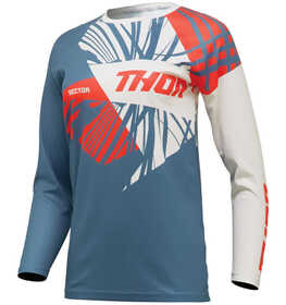 Maillot cross Femme Thor Sector Split Bleu-Blanc 2024