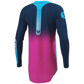 Maillot cross Femme Thor Sportmode Merge Fuchsia 2027 Dos