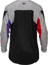 Maillot cross Fly Kinetic Gris 2026 Dos