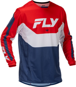 Maillot cross Fly Kinetic Rouge 2026