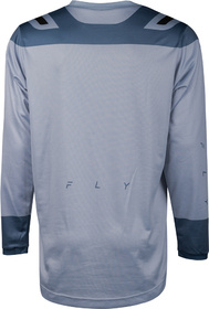 Maillot cross Fly Racing F-16 Gris 2024 Dos