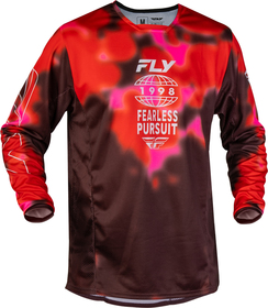 Maillot cross Fly Racing Kinetic Blur Rouge 2027