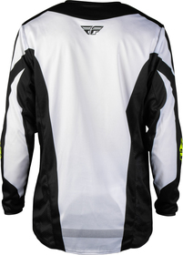 Maillot cross Fly Racing Kinetic Fade Blanc 2027 Dos