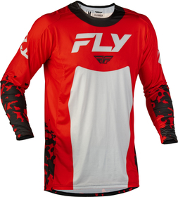 Maillot cross Fly Racing Lite Flake Rouge 2027