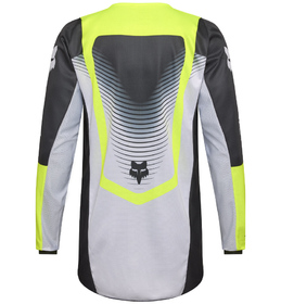 Maillot cross Fox 180 Collect Gris-Jaune 2026 Dos