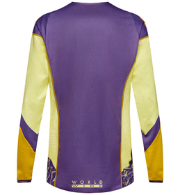 Maillot cross Fox 180 Image Print Jaune 2026 Dos