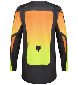 Maillot cross Fox 180 Shield Jaune Fluo 2026 Dos