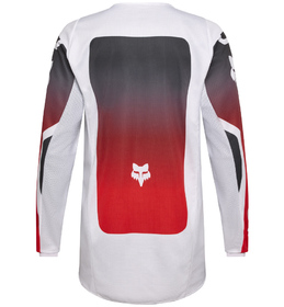 Maillot cross Fox 180 Shield Rouge Fluo 2026 Dos