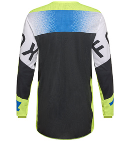 Maillot cross Fox 360 Tine Jaune Fluo 2026 Dos