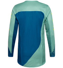 Maillot cross Fox Flexair Fracture Bleu 2026 Dos