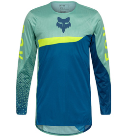 Maillot cross Fox Flexair Fracture Bleu 2026