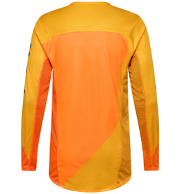Maillot cross Fox Flexair Fracture Orange 2026 Dos