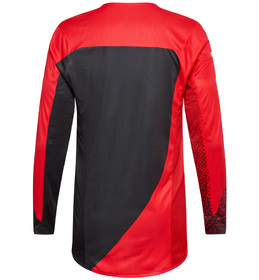 Maillot cross Fox Flexair Fracture Rouge Fluo 2026 Dos