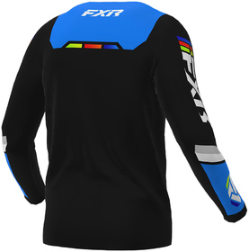Maillot cross FXR Apex Bleu 2026 Dos