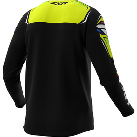 Maillot cross FXR Apex Yellow Fluo 2027 Dos