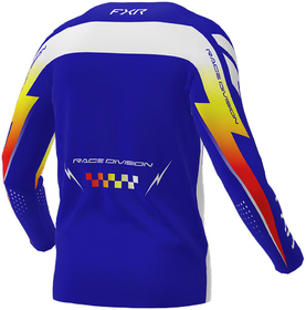 Maillot cross FXR Clutch Pro Bleu-Rouge 2026 Dos
